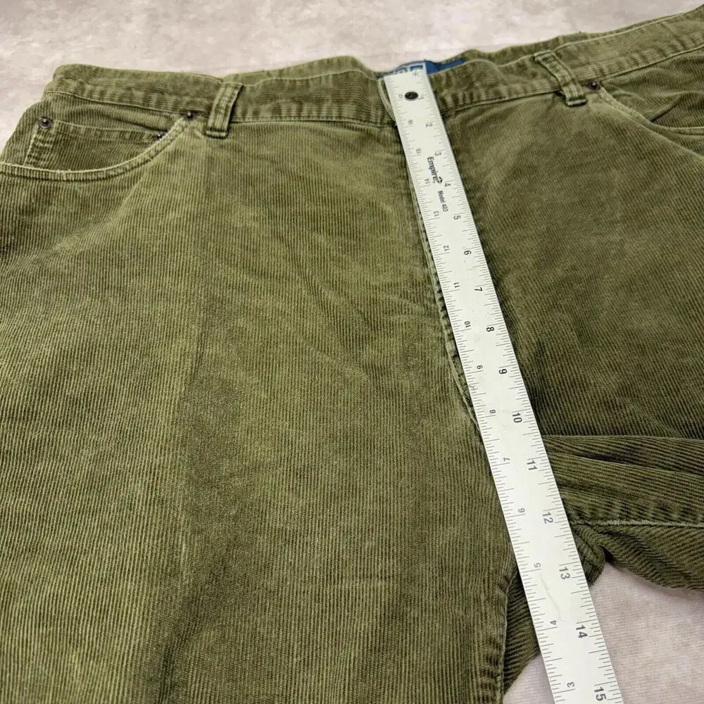 Vintage Ralph Lauren Pants Men Size 40 Brown‎ Corduroy Polo Cords Y2K